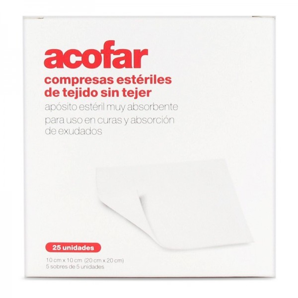 Acofar Aposito Esteril Tejido Sin Tejer 25 Compr Acofar Aposito Esteril Tejido Sin Tejer 25 Compr