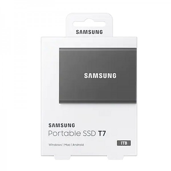 Samsung t7 ssd externo 1tb nvme usb 3.2  gris Samsung t7 ssd externo 1tb nvme usb 3.2  gris